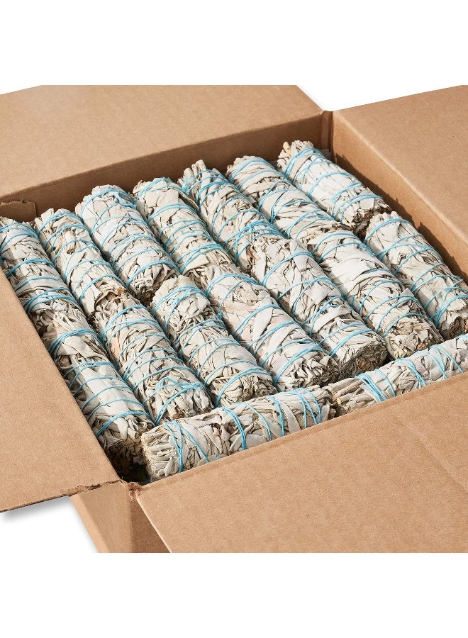 BLUE RIVER SAGE 25 White 4" ~ Smudge Sticks for Smudging & Cleansing Energy ~ Bulk / Wholesale ~ Sustainably Grown (25 Pack) - Image 1